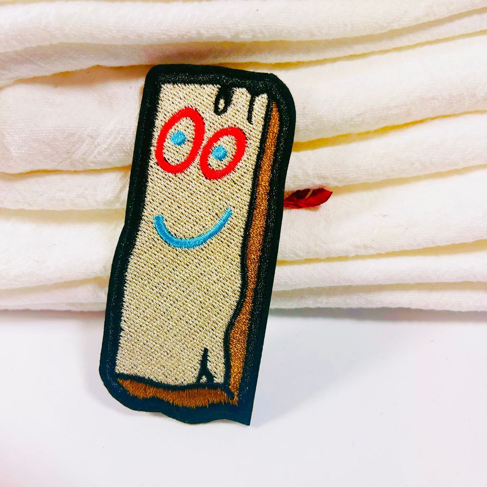 iron on patches-wood-Plank Ed, Edd,‎ and Eddy Cartoon-Crafts Material